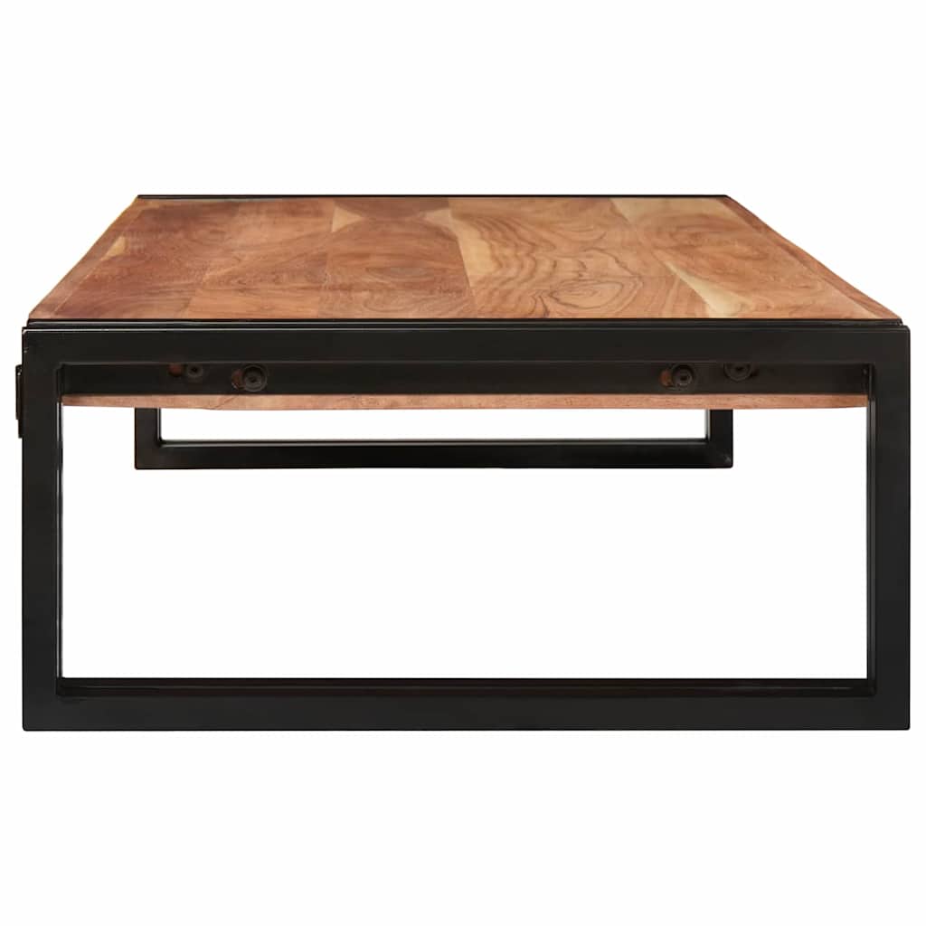 Badehylle med hylle 120 x 50 x 23 cm Massiv mango tre, jern
