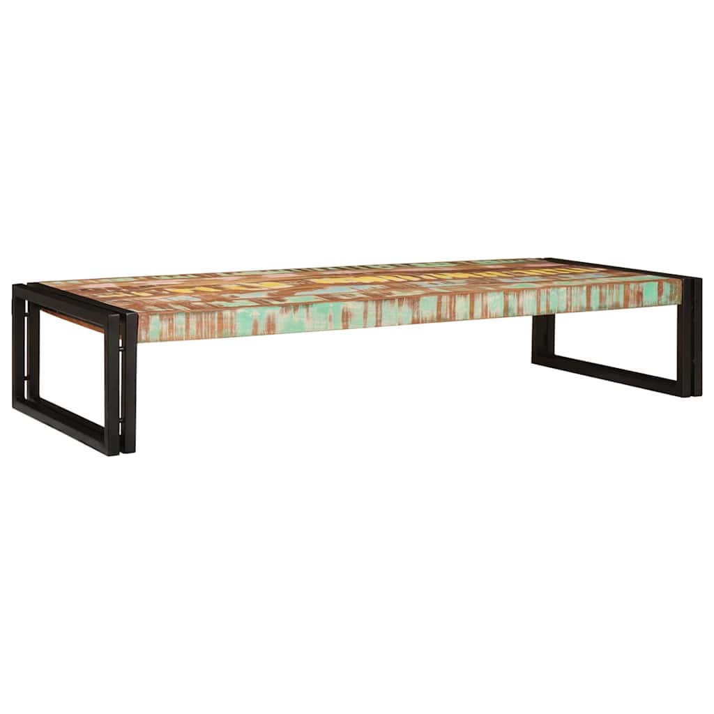 Badehylle med hylle 120 x 50 x 23 cm Massiv mango tre, jern