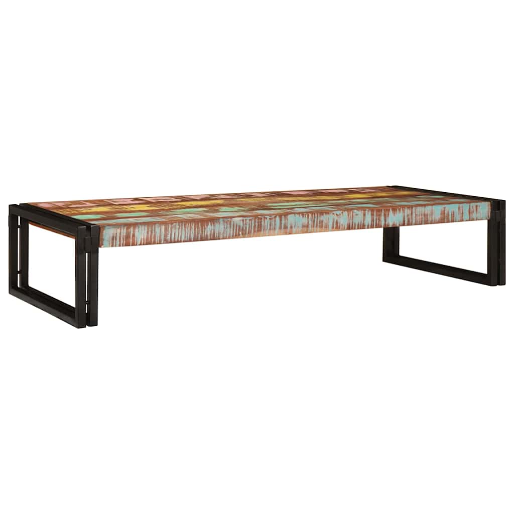 Badehylle med hylle 120 x 50 x 23 cm Massiv mango tre, jern