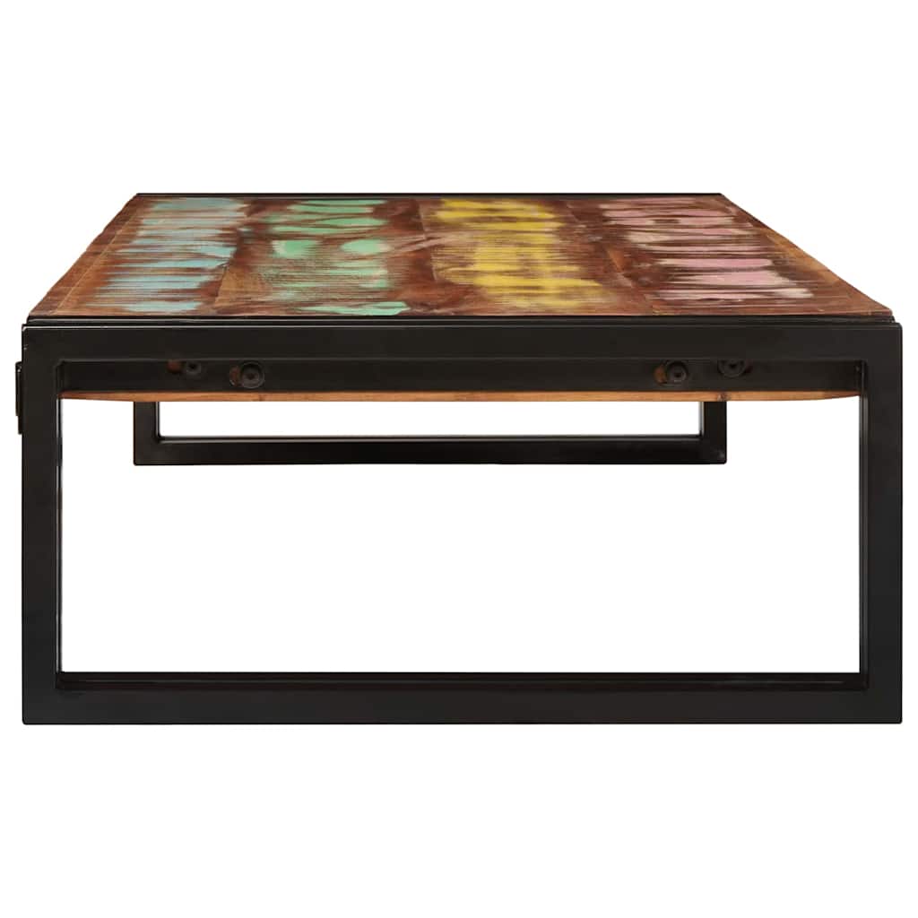Badehylle med hylle 120 x 50 x 23 cm Massiv mango tre, jern