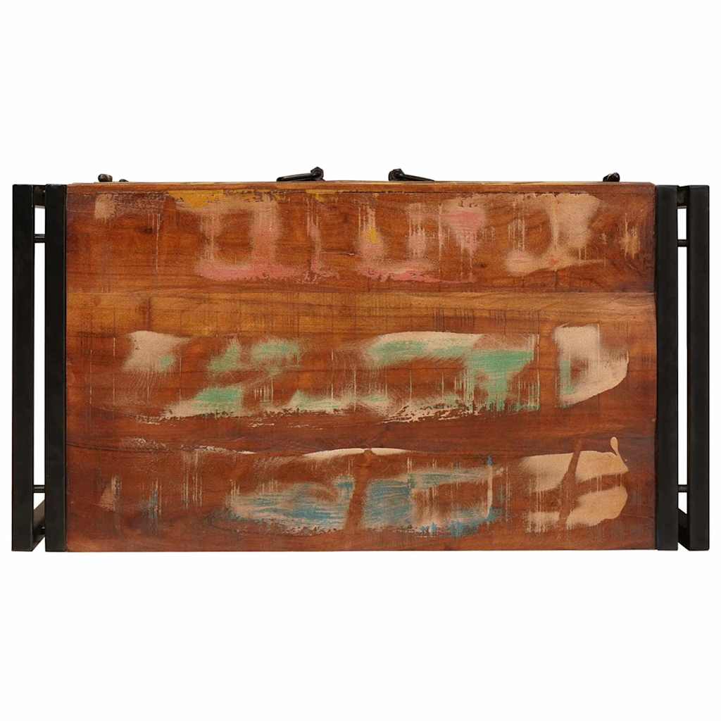 Nattbord Sengbord Tre Flerfarget 38 x 33 x 58 cm gjenvunnet heltre