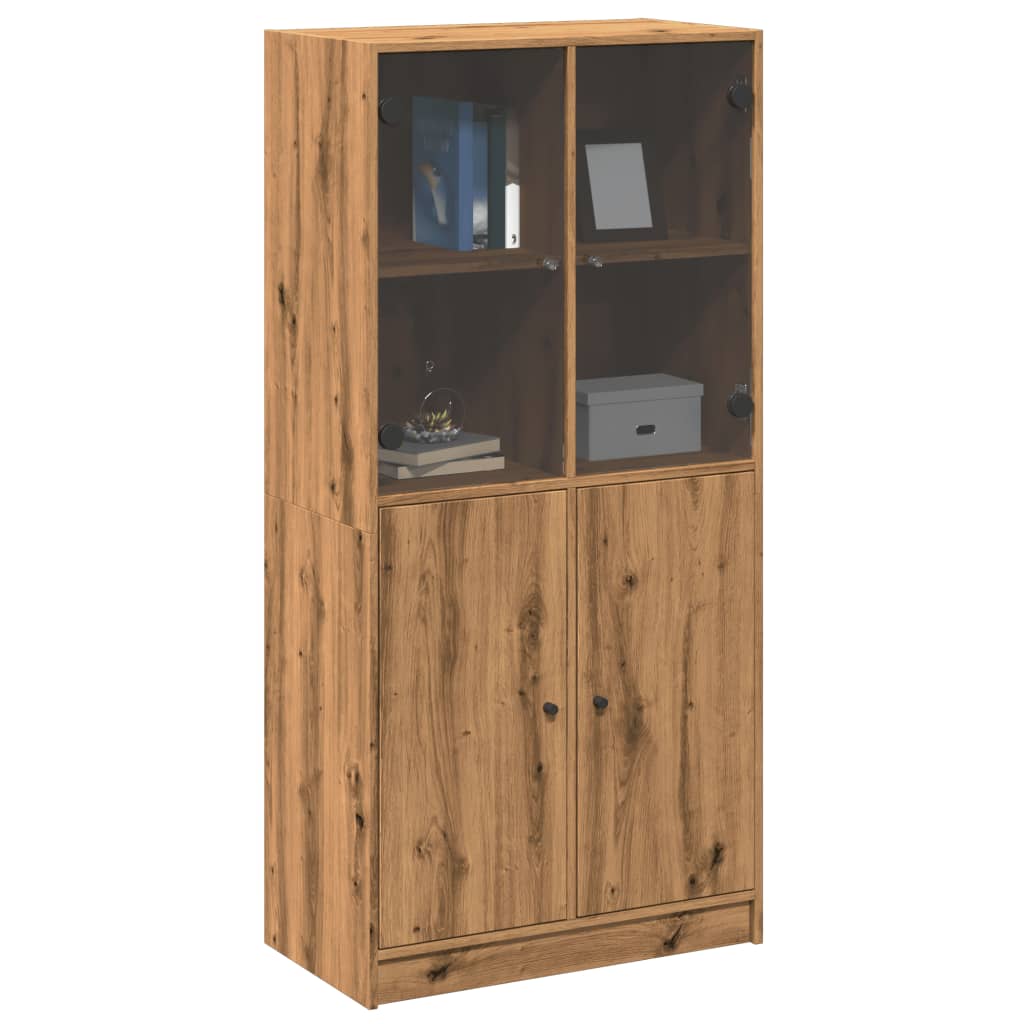 Skap Artisan Eik med dører 68x37x142 cm