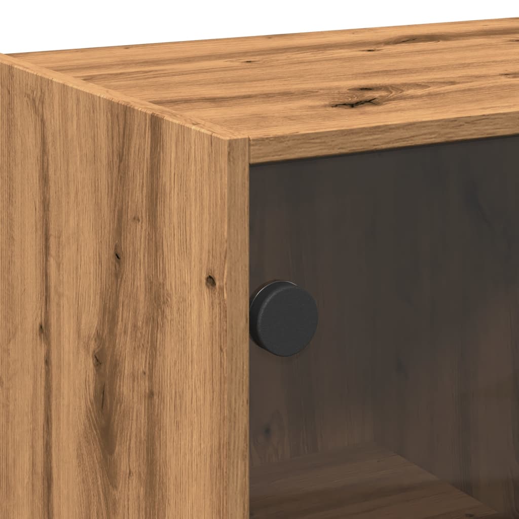 Skap Artisan Eik med dører 68x37x142 cm