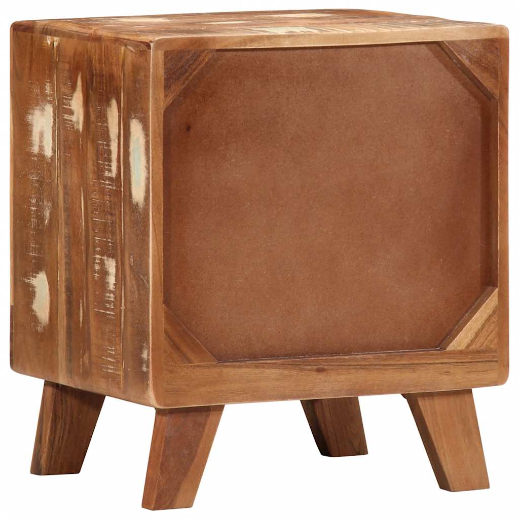 Nattbord Sengbord Tre Gjenvunnet Heltre 40x32x46 cm