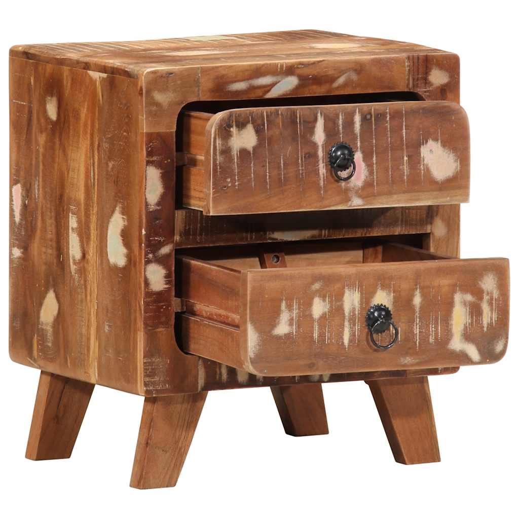 Nattbord Sengbord Tre Gjenvunnet Heltre 40x32x46 cm