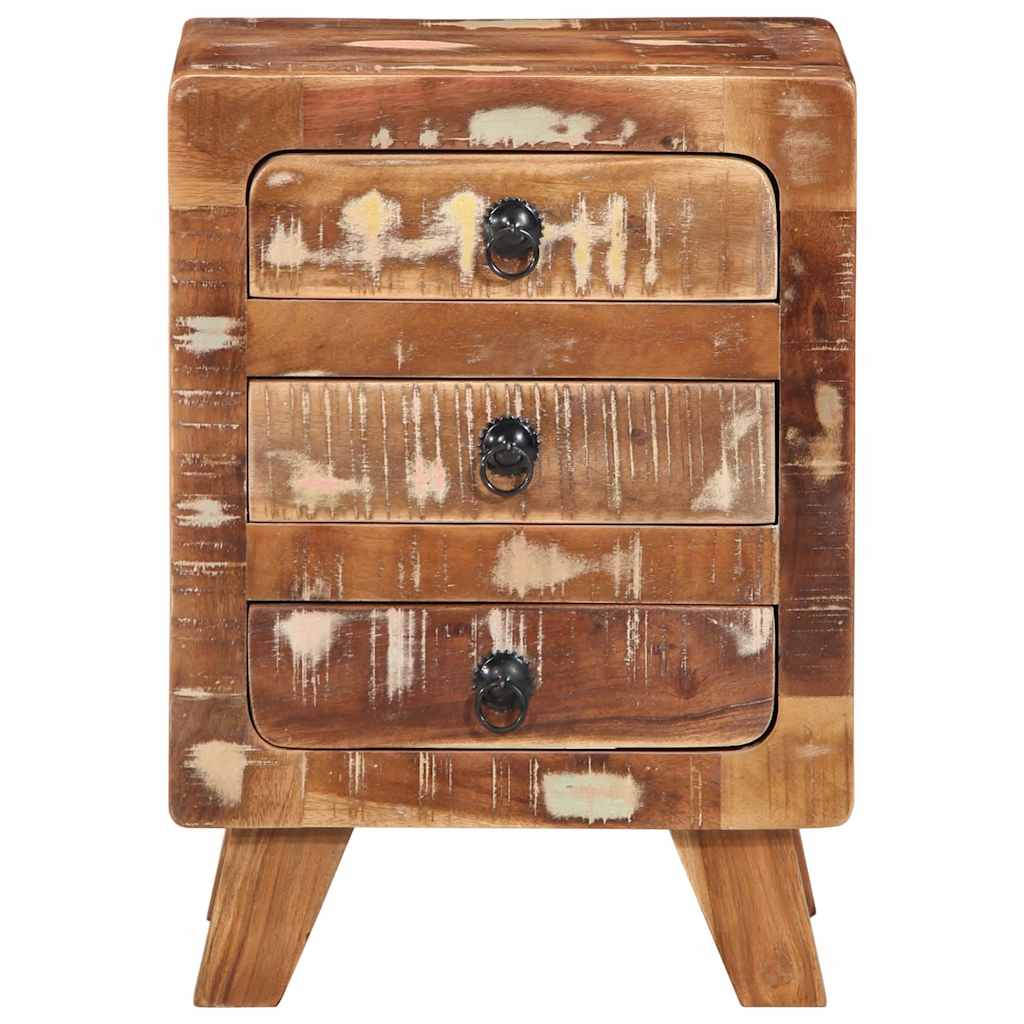 Nattbord Sengbord Tre Gjenvunnet Heltre 37x32x50 cm