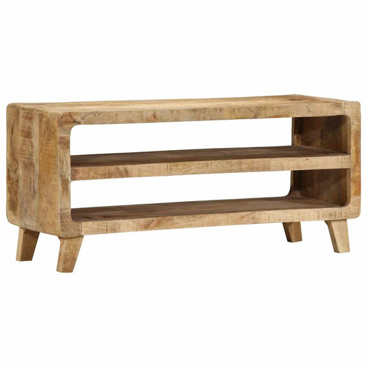 TV-Møbel Tre Tv-benk 105x46x32 cm grov heltre mango