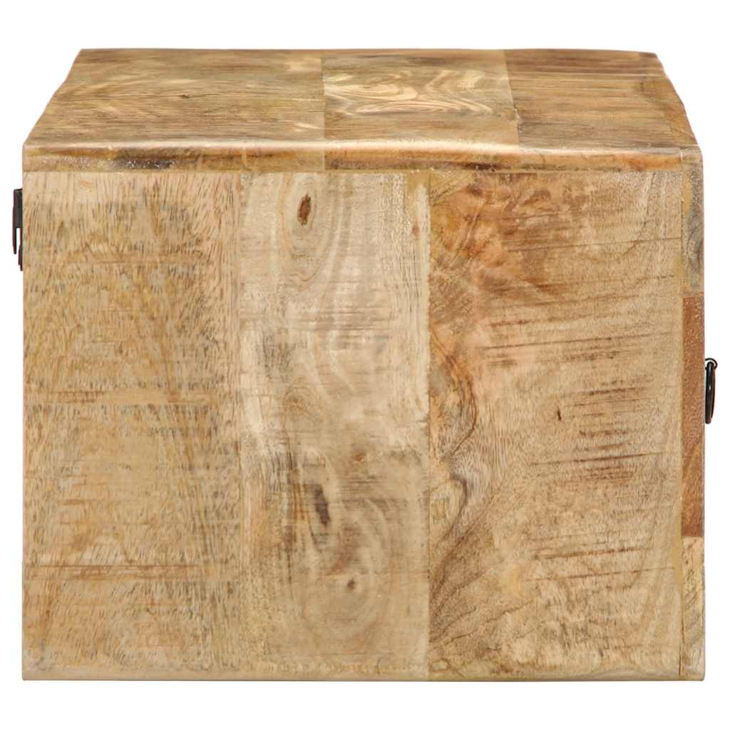 TV-Møbel Tre Tv-benk Veggmontert 100x32x25 cm grovt heltre mangotre