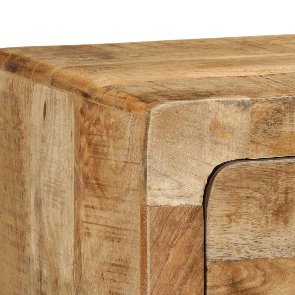 TV-Møbel Tre Tv-benk Veggmontert 100x32x25 cm grovt heltre mangotre