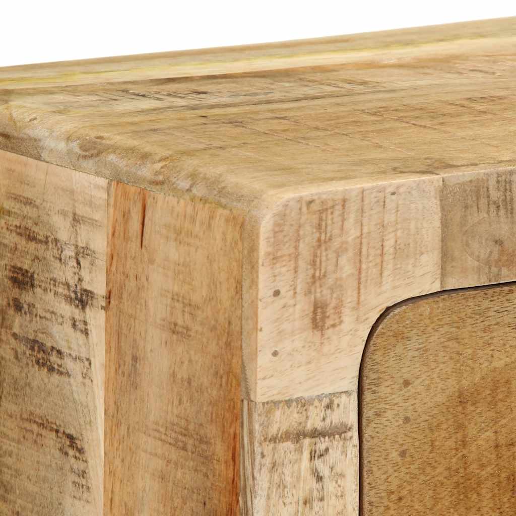 TV-Møbel Tre Tv-benk Veggmontert 100x32x25 cm grovt heltre mangotre