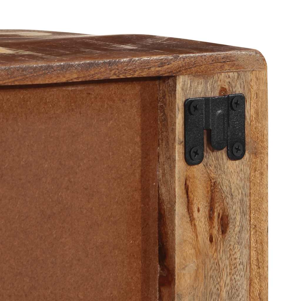 TV-Møbel Tre Tv-benk Veggmontert 100x32x25 cm gjenvunnet heltre