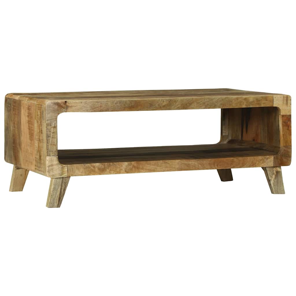 Salongbord Sofabord Brun 90 x 50 x 35 cm Heltre grovt mangotre