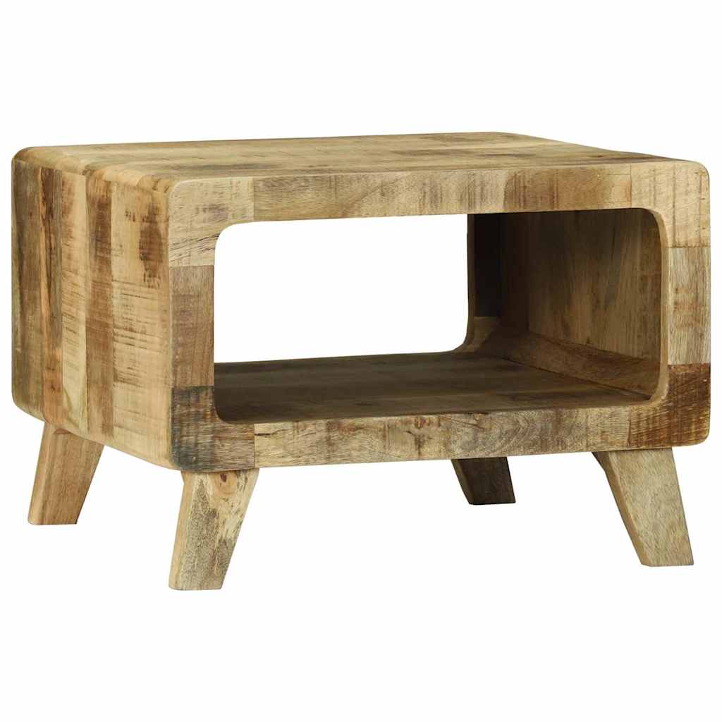 Salongbord Sofabord Brun 50 x 50 x 35 cm Heltre grovt mangotre