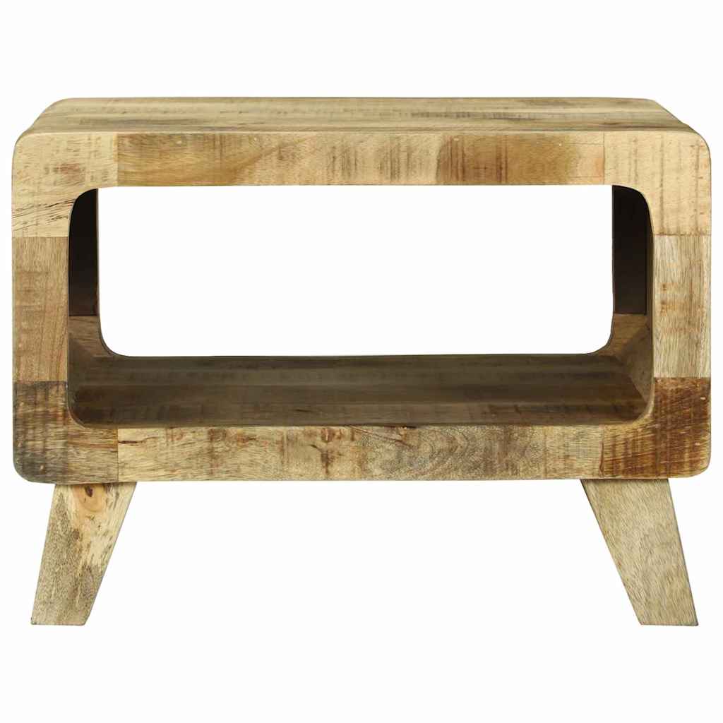 Salongbord Sofabord Brun 50 x 50 x 35 cm Heltre grovt mangotre