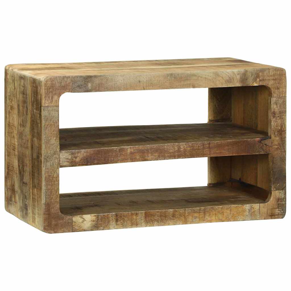 TV-Møbel Tre TV-benk med hylle Brun 60 x 32 x 36 cm Massivt mangotre