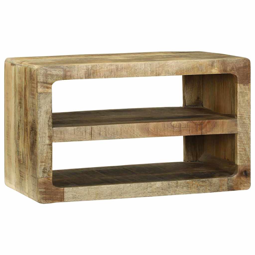 TV-Møbel Tre TV-benk med hylle Brun 60 x 32 x 36 cm Massivt mangotre
