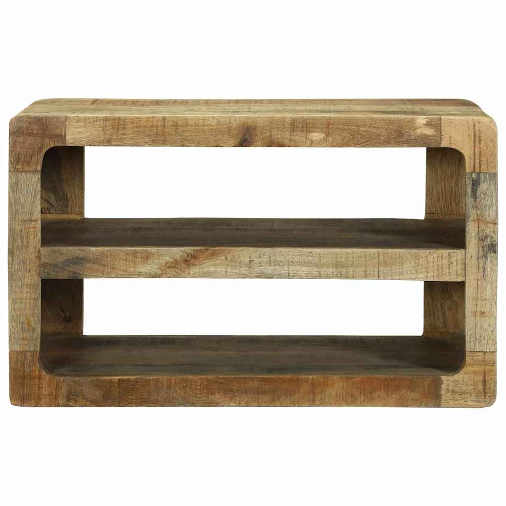 TV-Møbel Tre TV-benk med hylle Brun 60 x 32 x 36 cm Massivt mangotre