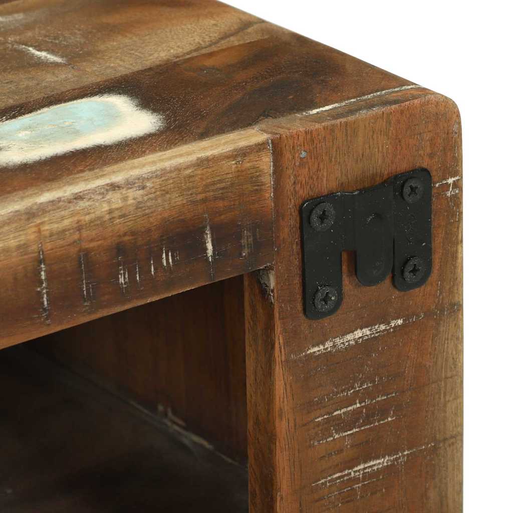 TV-Møbel Tre TV-benk Flerfarget 60 x 32 x 36 cm Massivt gjenvunnet tre