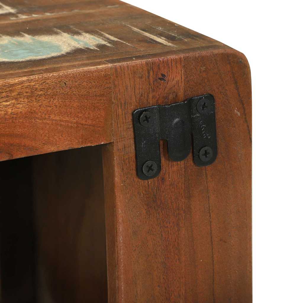 TV-Møbel Tre TV-Skap Flerfarget 36 x 30 x 54 cm Massivt gjenvunnet tre