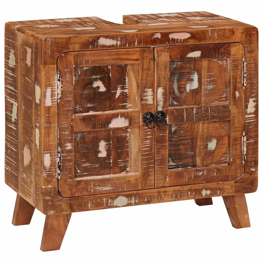 Baderomsskap Flerfarget Massivt gjenvunnet Tre &