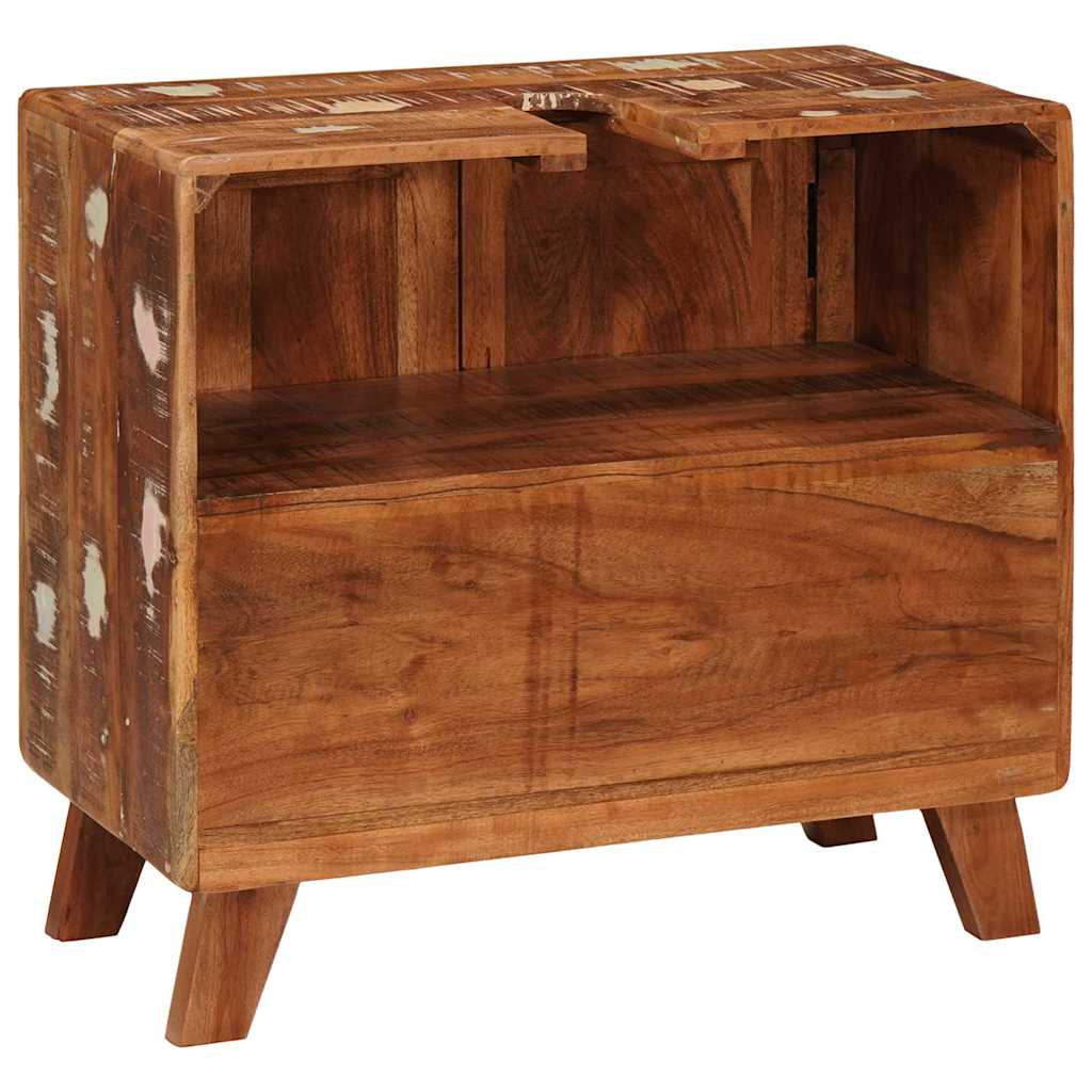 Baderomsskap Flerfarget Massivt gjenvunnet Tre &