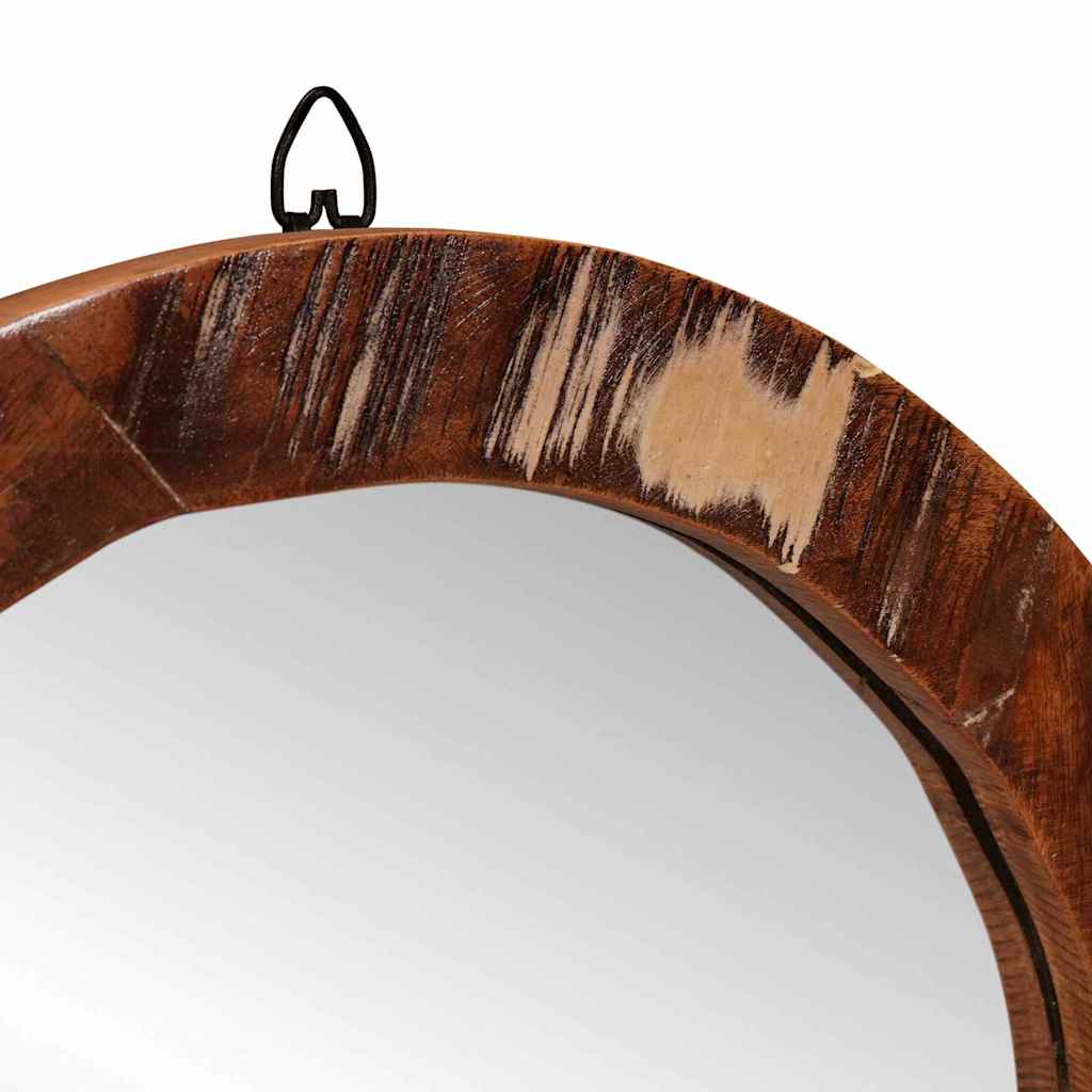 Sminkebord med hylle Brun 90 x 76 x 45 cm Solid gjenvunnet tre