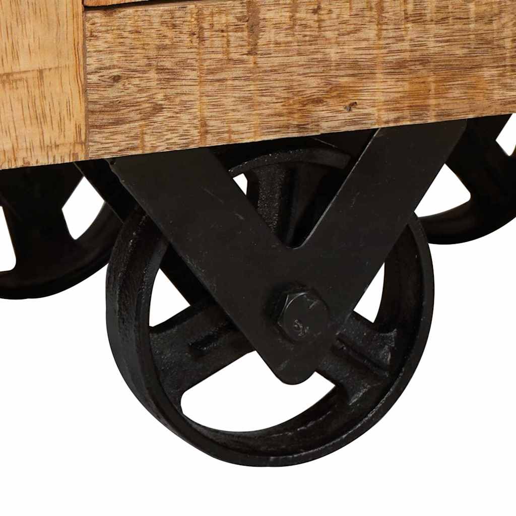 Skap Brun 40 x 30 x 120.5 cm heltre mango