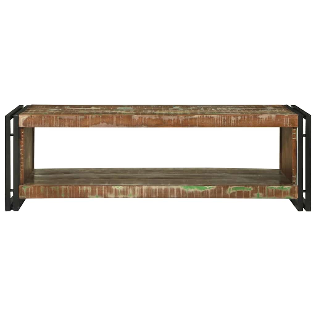 Salongbord Sofabord Brun 120 x 50 x 38 cm gjenvunnet heltre