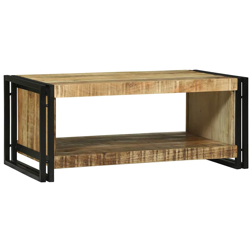 Salongbord Sofabord Brun 90 x 50 x 38 cm Heltre grovt mangotre