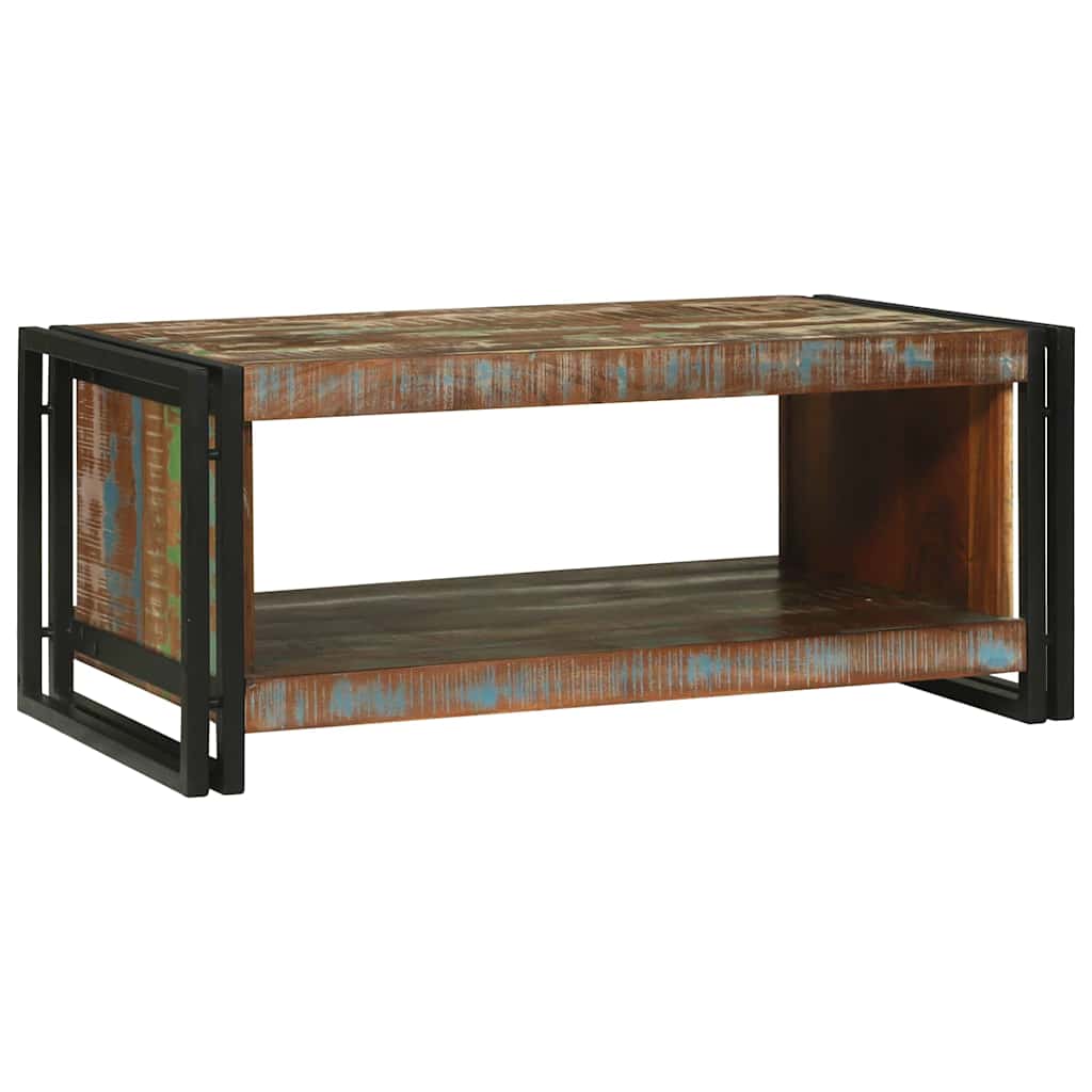 Salongbord Sofabord Brun 90 x 50 x 38 cm gjenvunnet heltre