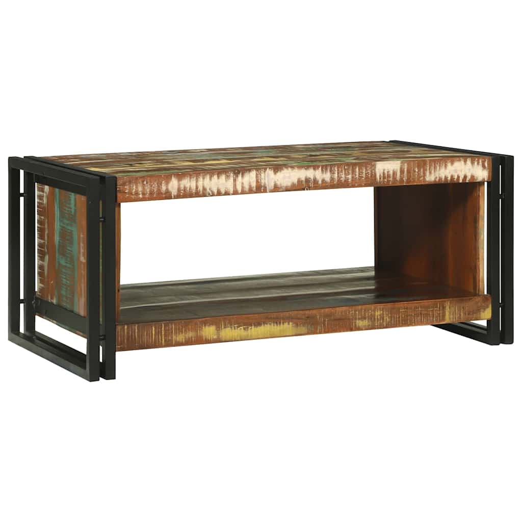 Salongbord Sofabord Brun 90 x 50 x 38 cm gjenvunnet heltre