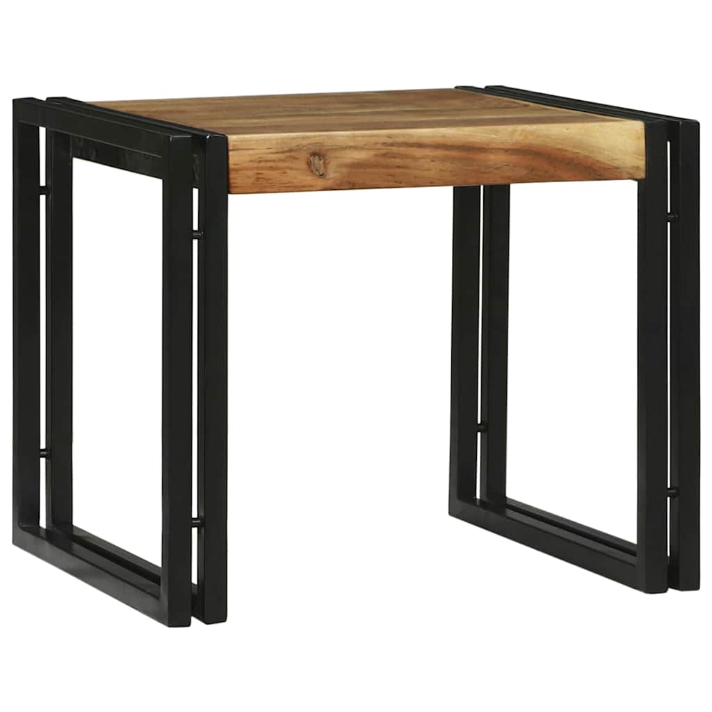 Salongbord Sofabord Brun 2 stk 48 x 40 x 40 cm heltre akasie