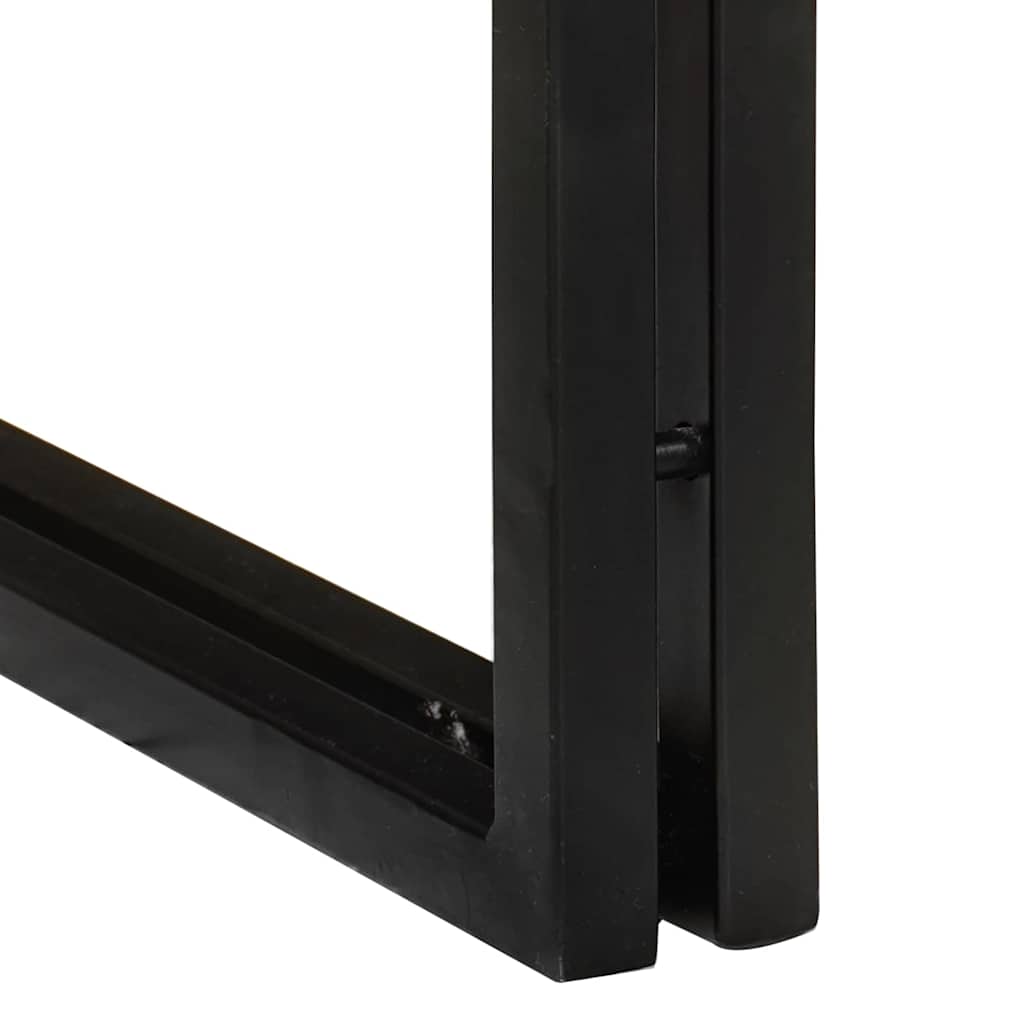 Salongbord Sofabord Tre 3 stk Brunt og Svart gjenvunnet heltre