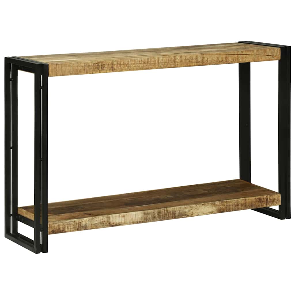 Avlastningsbord Konsollbord Brun 120 x 33 x 75 cm Heltre grovt mangotre