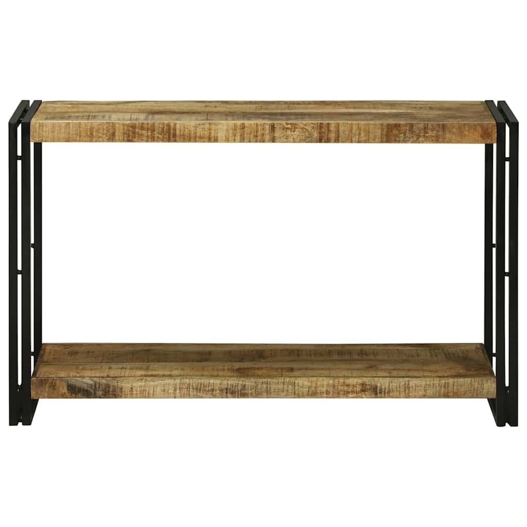 Avlastningsbord Konsollbord Brun 120 x 33 x 75 cm Heltre grovt mangotre
