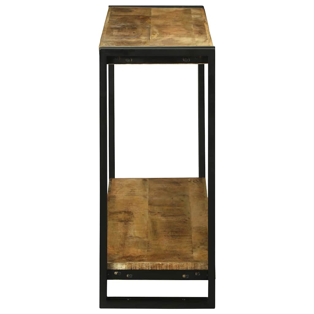 Avlastningsbord Konsollbord Brun 120 x 33 x 75 cm Heltre grovt mangotre