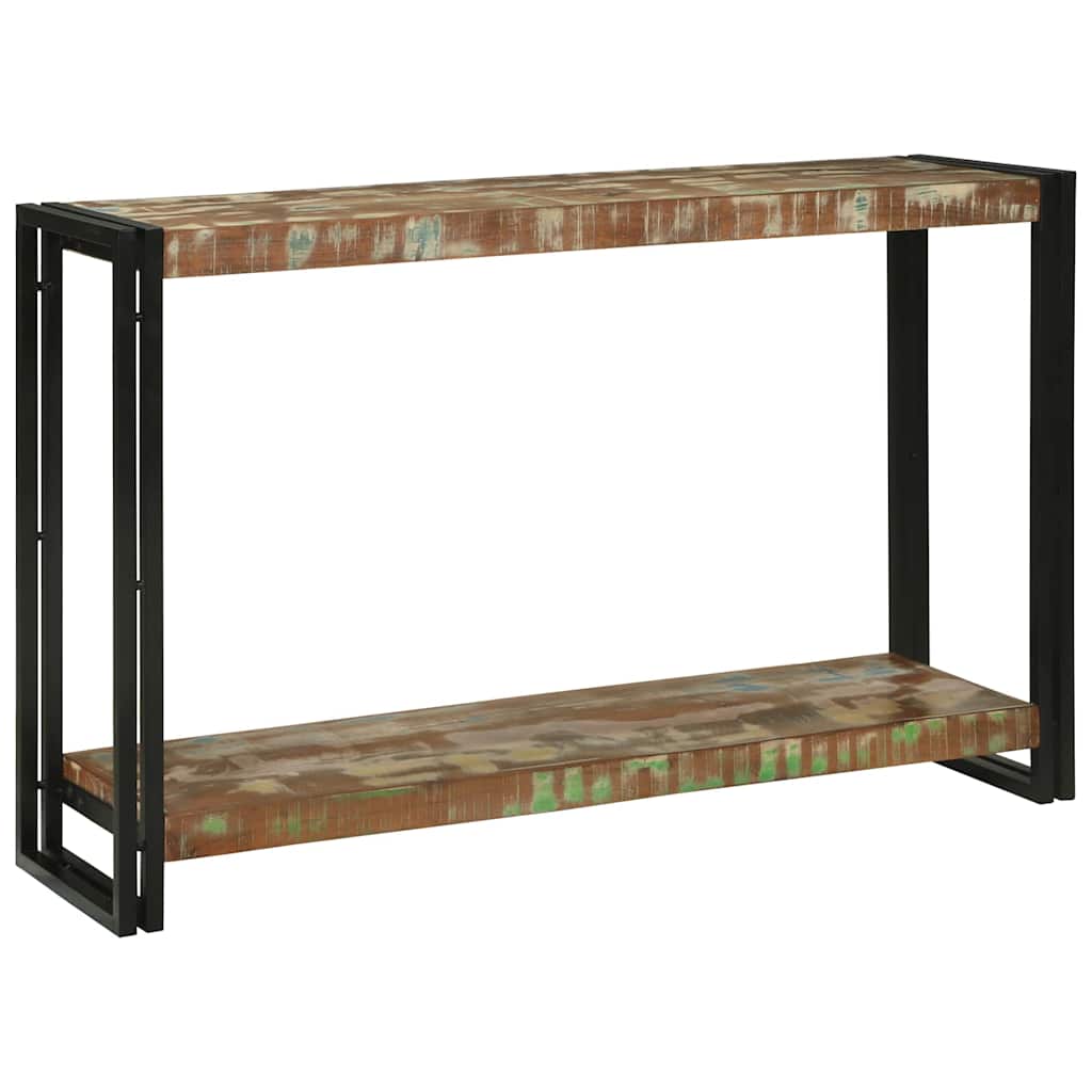 Avlastningsbord Konsollbord Tre Flerfarget 120 x 33 x 75 cm gjenvunnet heltre