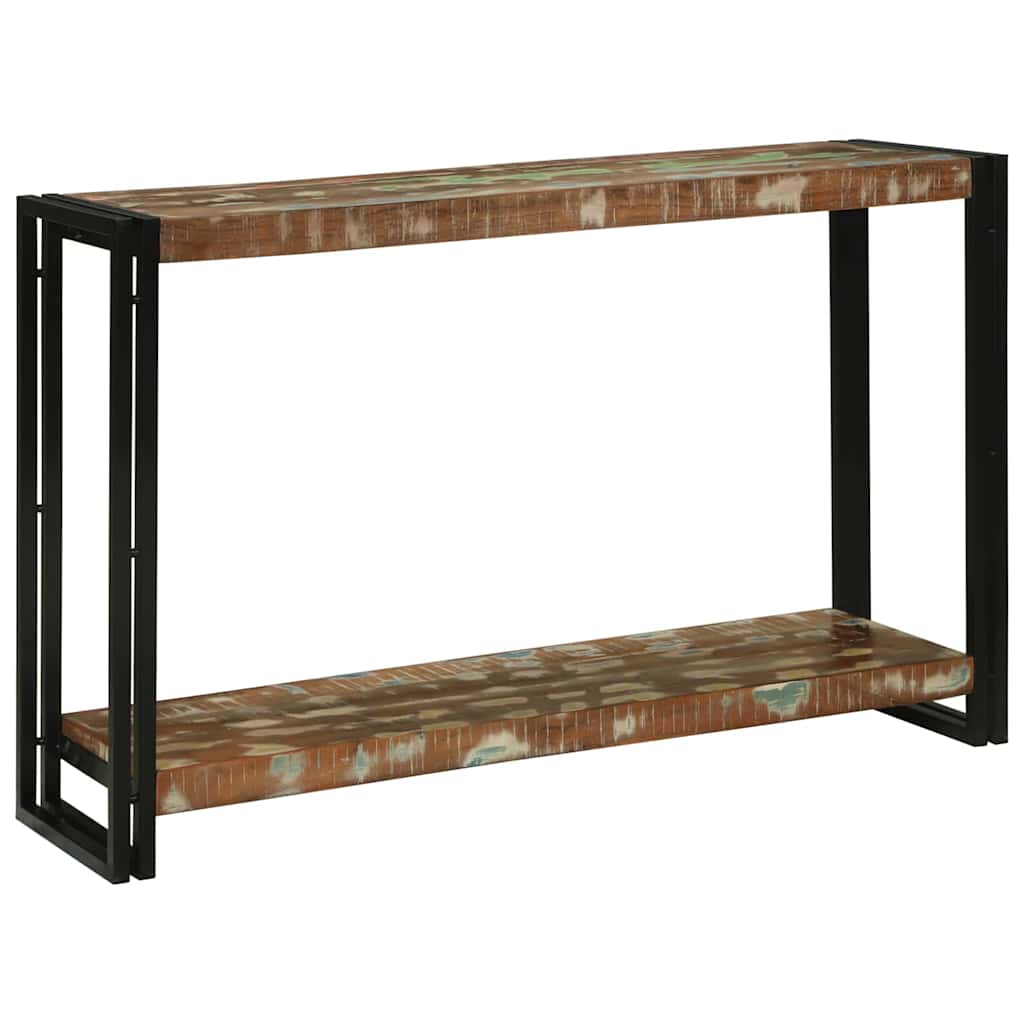 Avlastningsbord Konsollbord Tre Flerfarget 120 x 33 x 75 cm gjenvunnet heltre