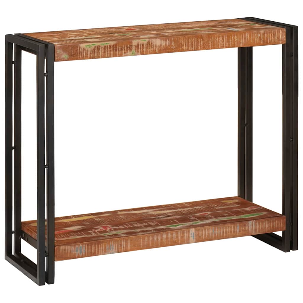 Avlastningsbord Konsollbord Tre Flerfarget 90 x 33 x 75 cm gjenvunnet heltre