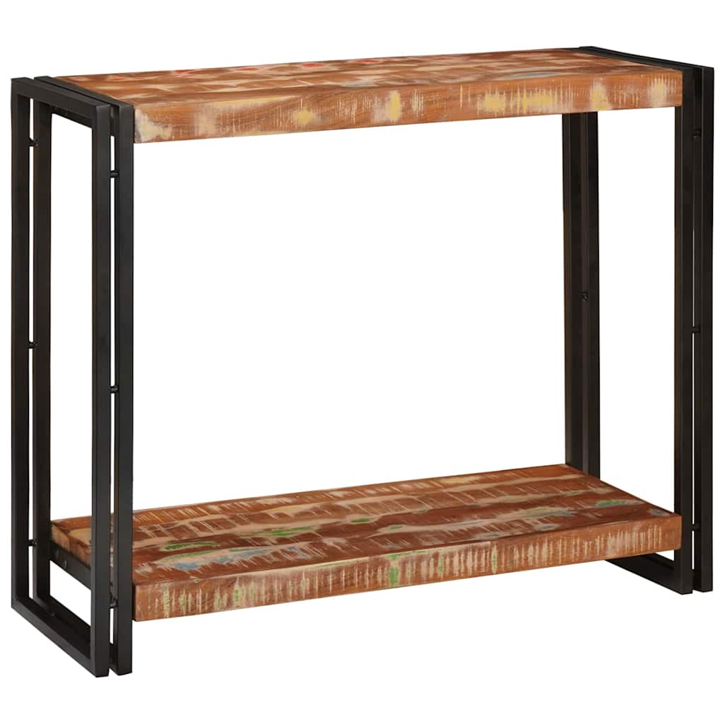 Avlastningsbord Konsollbord Tre Flerfarget 90 x 33 x 75 cm gjenvunnet heltre