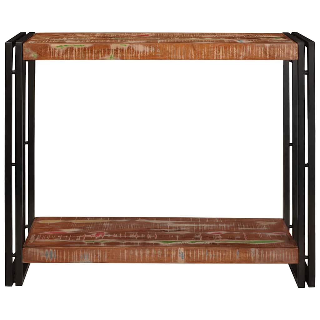 Avlastningsbord Konsollbord Tre Flerfarget 90 x 33 x 75 cm gjenvunnet heltre