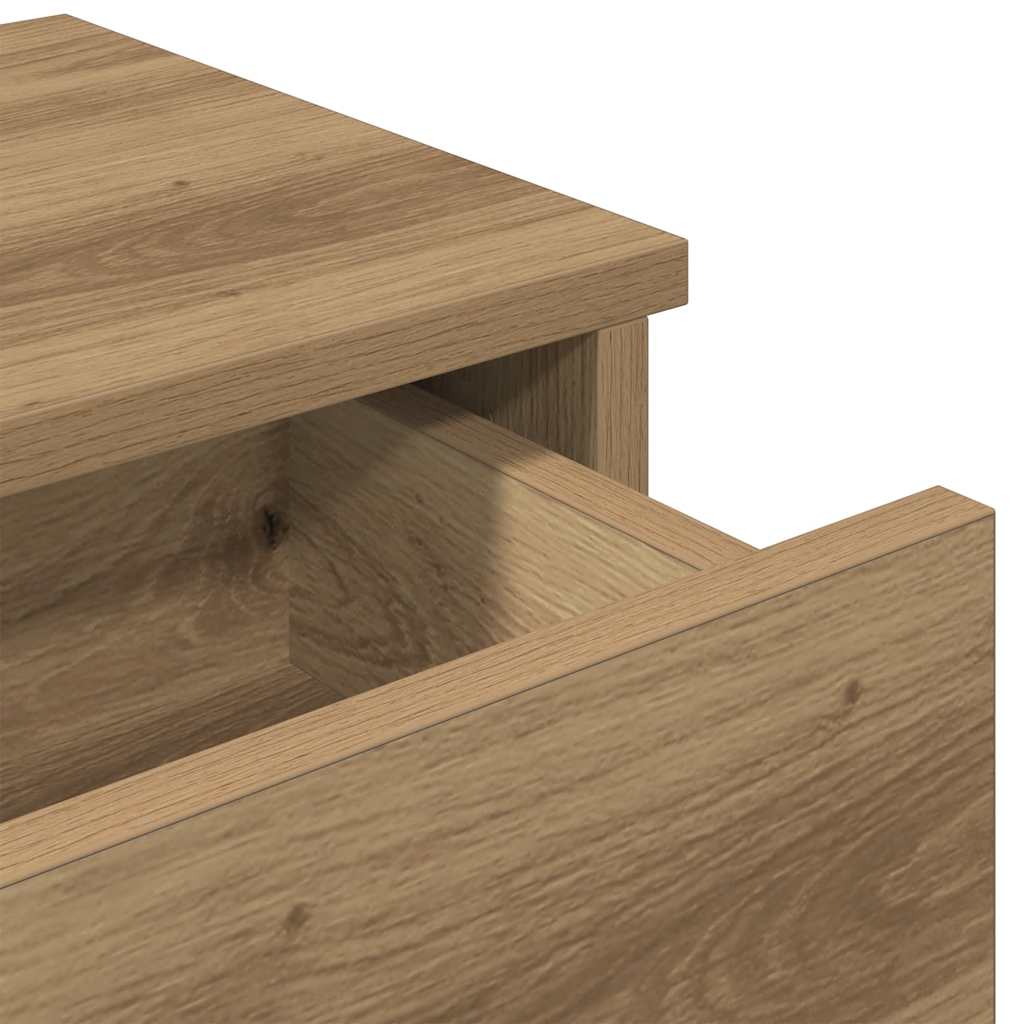 Vegghylle Artisan Eik med skuffer 100x37,5x19cm