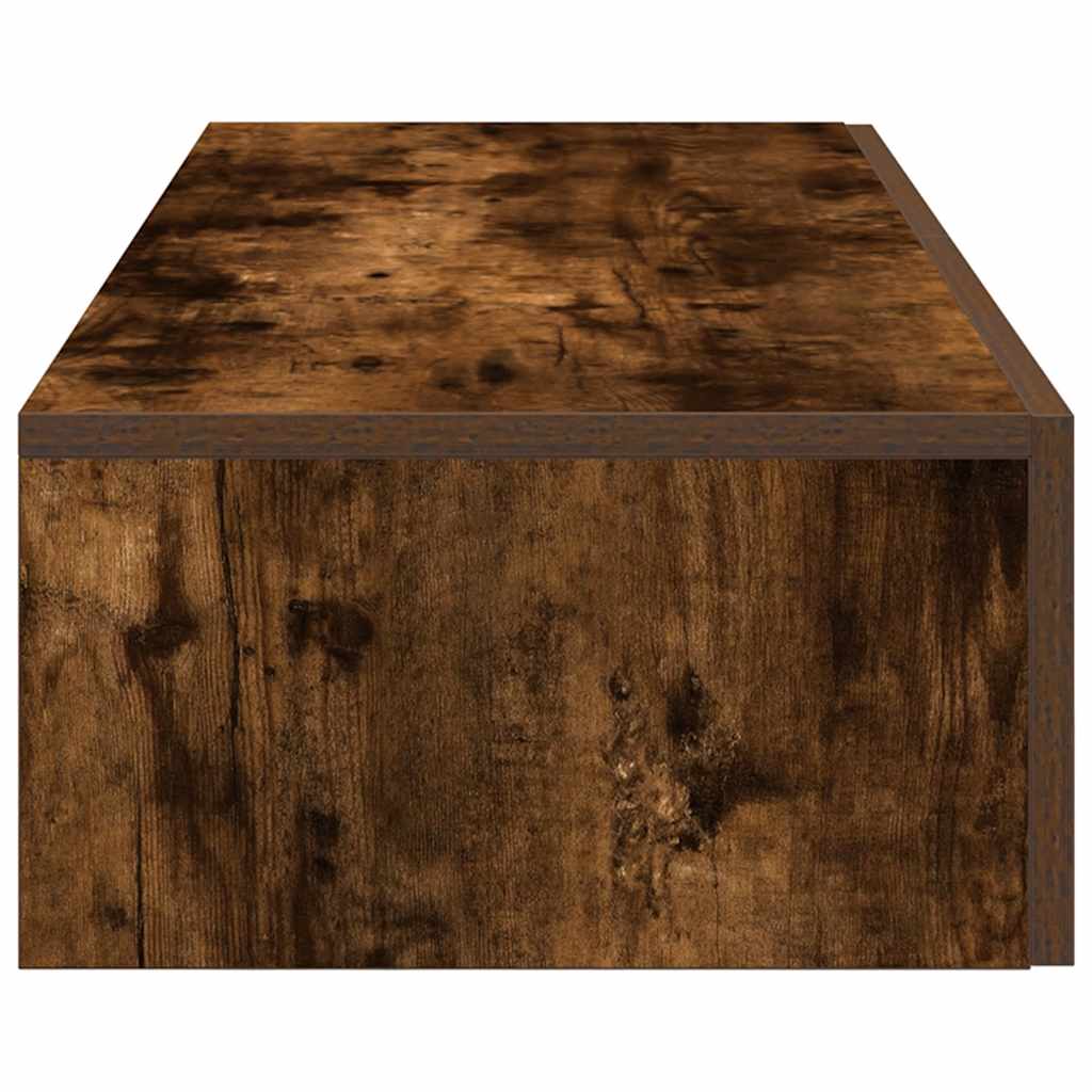 Vegghylle Røkt Eik med skuffer 100x36x19 cm