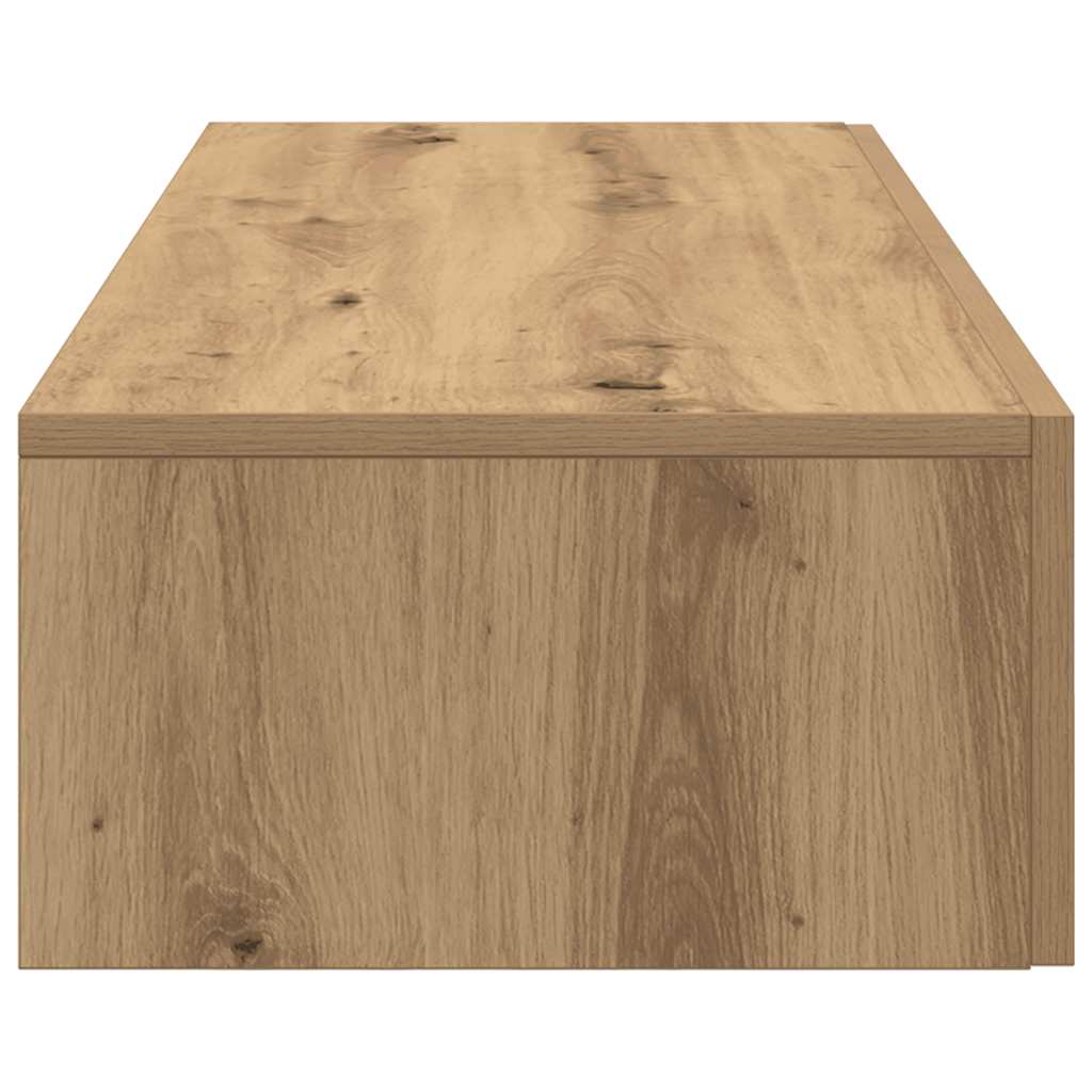 Vegghylle Artisan Eik med skuffer 100x36x19 cm