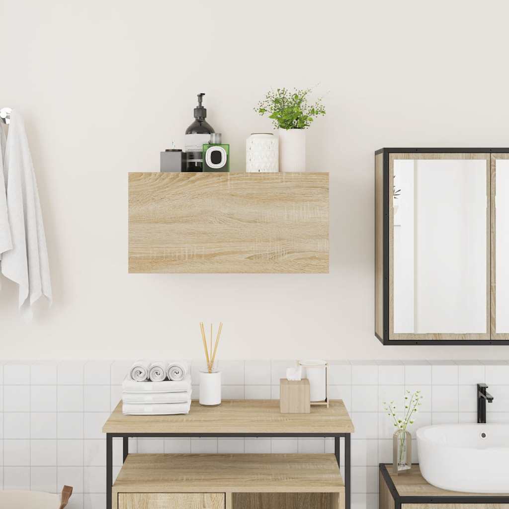 Baderomsskap Sonoma Eik 60x25x30 cm