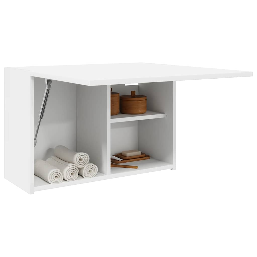Baderomsskap Hvit 60x25x40 cm