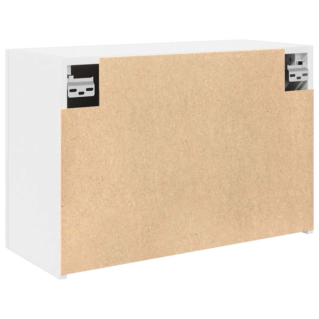 Baderomsskap Hvit 60x25x40 cm