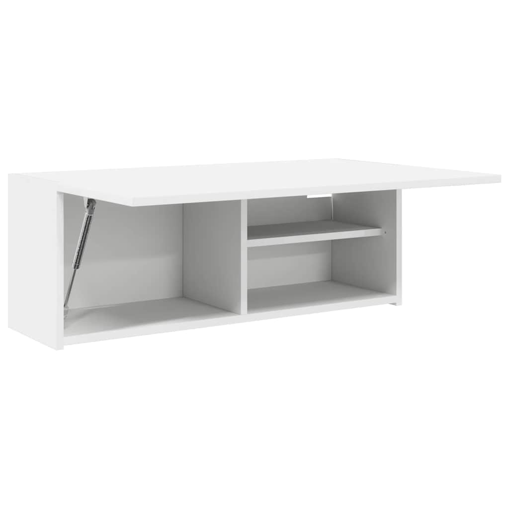 Baderomsskap Hvit 80x25x30 cm
