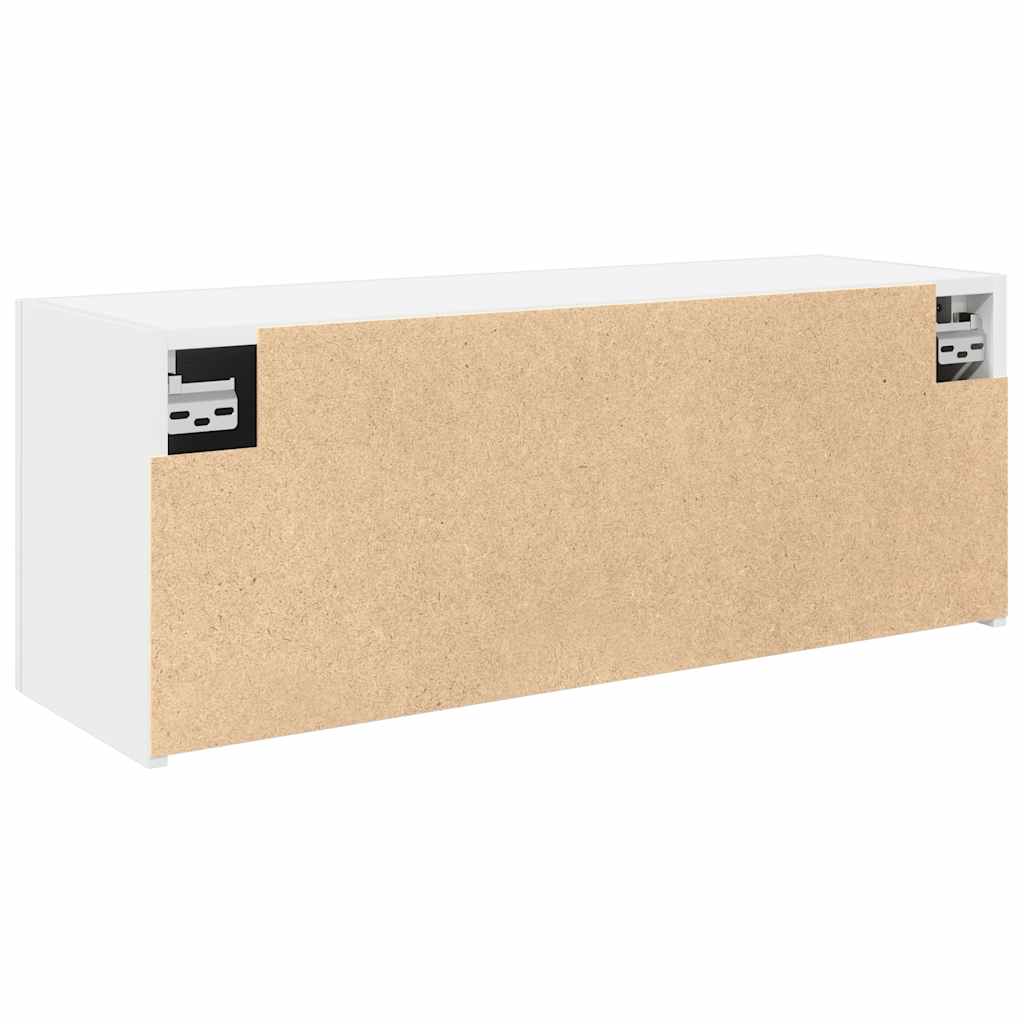 Baderomsskap Hvit 80x25x30 cm