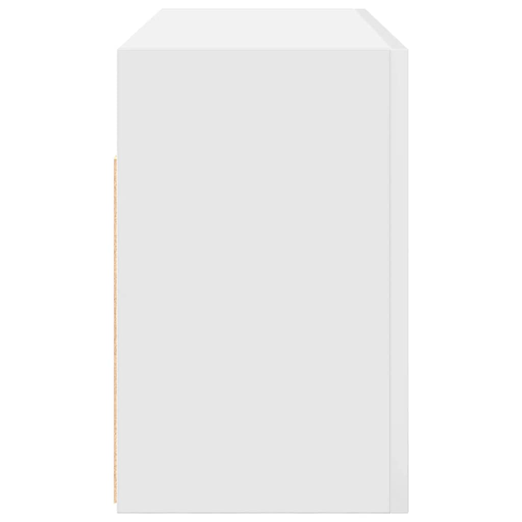 Baderomsskap Hvit 80x25x40 cm
